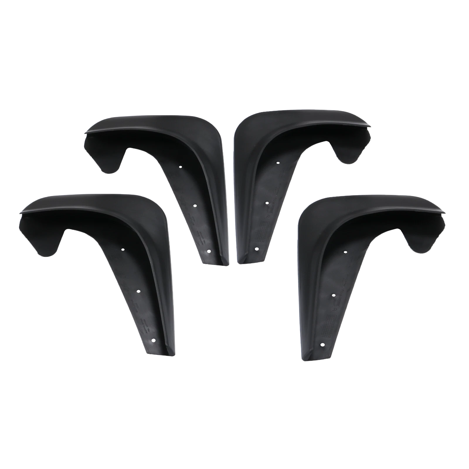 Set of 4 Mud Flaps for Car Front & Rear Fender