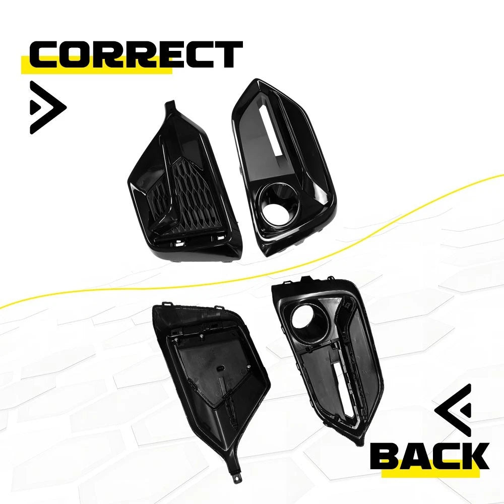 Fog Light Grille Cover for Honda Civic Type-R (2016-2021)