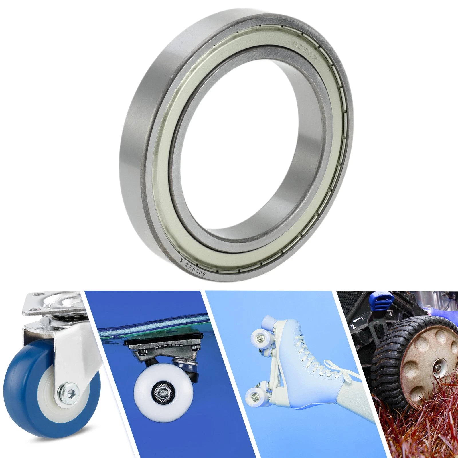 Deep Groove Ball Bearing 100x150x24mm for Scooter Skateboard (6020ZZ)