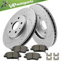 Front Disc Rotors & Ceramic Brake Pads for Chevy Cruze Volt Bolt EV (2016–2021)