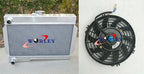 All Aluminum Radiator + Fan for Rover MG MGB GT (1962-1974)