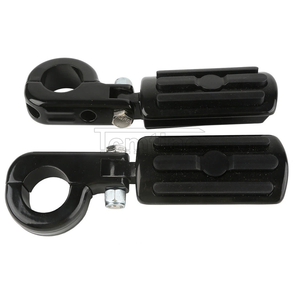 1 1/4" Engine Guards Highway Foot Pegs Mounting Clamps for Harley