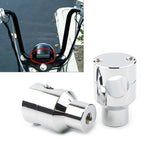 Handlebar Mount Adapter Risers Clamp for Honda Harley Chrome