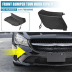 Front Right Bumper Tow Hook Cover for Mercedes-Benz CLA250 (2017-2019) Black