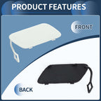 Front Bumper Tow Hook Cover for Mercedes-Benz B-Class (2005–2012) No.A1698851522 Cloud White