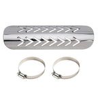 Steel Exhaust Muffler Pipe Heat Deflector Cover for Motorcycle Scooter