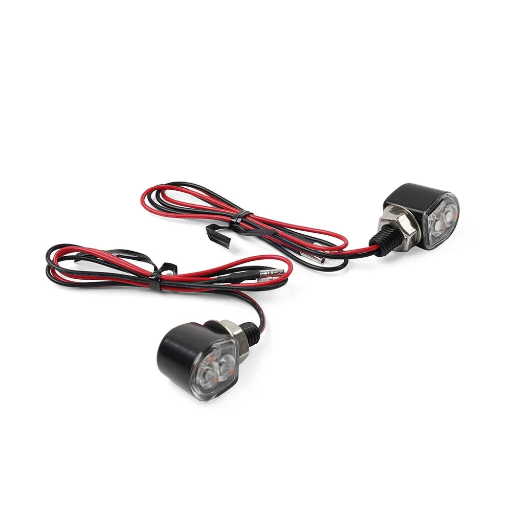 Universal Mini Motorcycle Turn Signal Amber Blinker Light