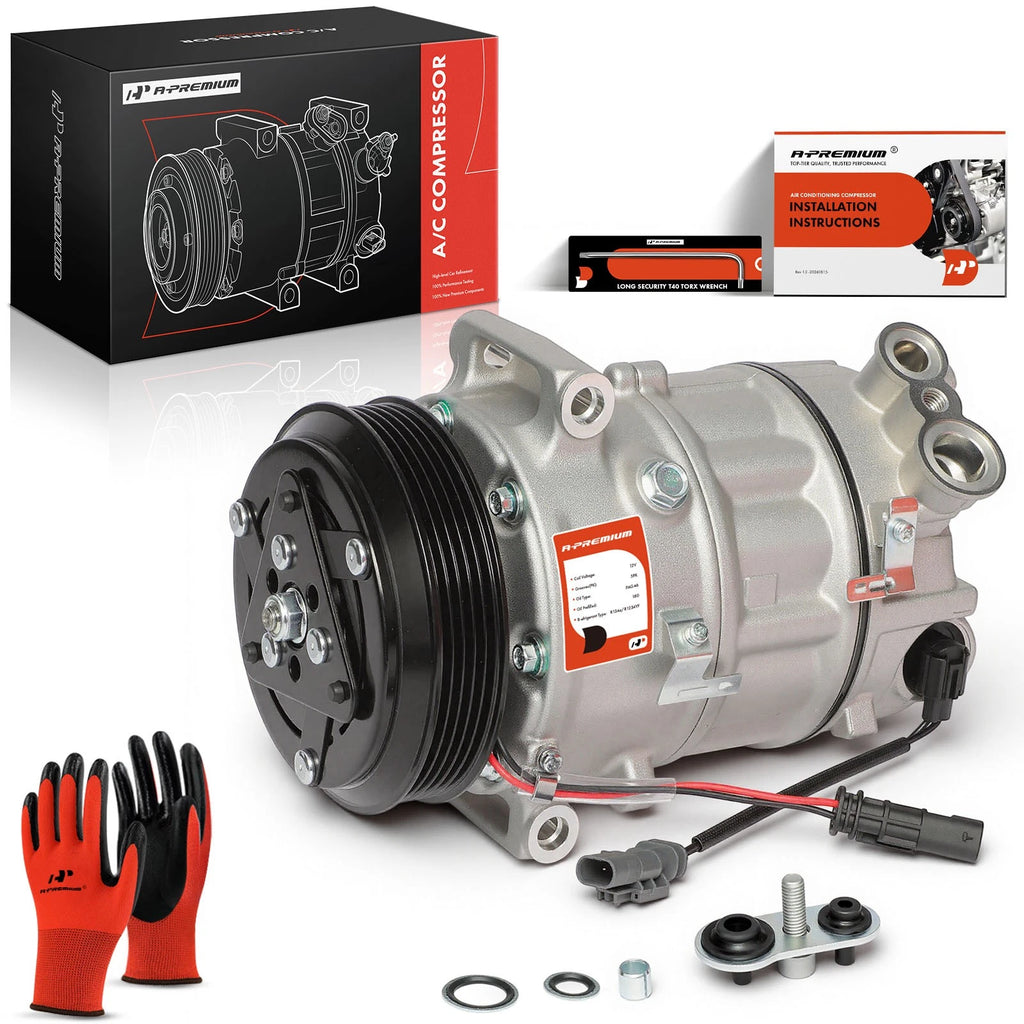 A/C Compressor with Clutch for Chevrolet Equinox GMC Terrain (2015–2017)