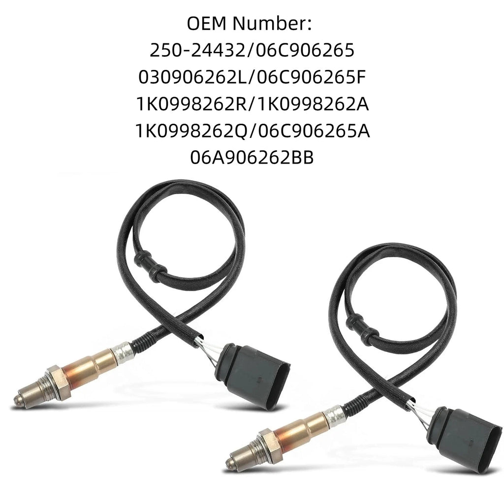 2X O2 Oxygen Lambda Sensor for VW Golf MK3 MK4 (1991–2005) Audi TT (1998–2006)