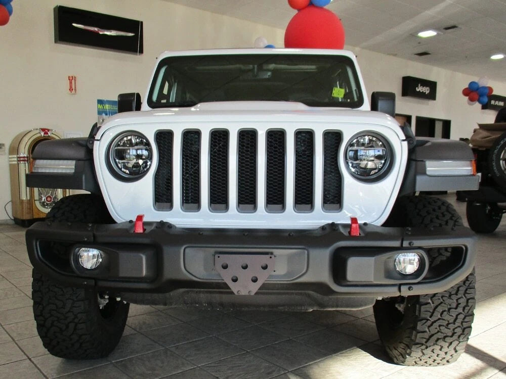 License Plate Bracket Replacement for 2018-2019 Jeep Wrangler JL Metal Bumper
