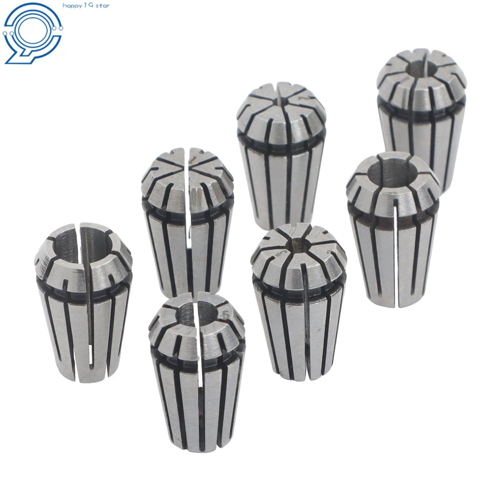 7 Piece Collet Set ER11 1mm 2mm 3mm 4mm 5mm 6mm 7mm CNC Tool