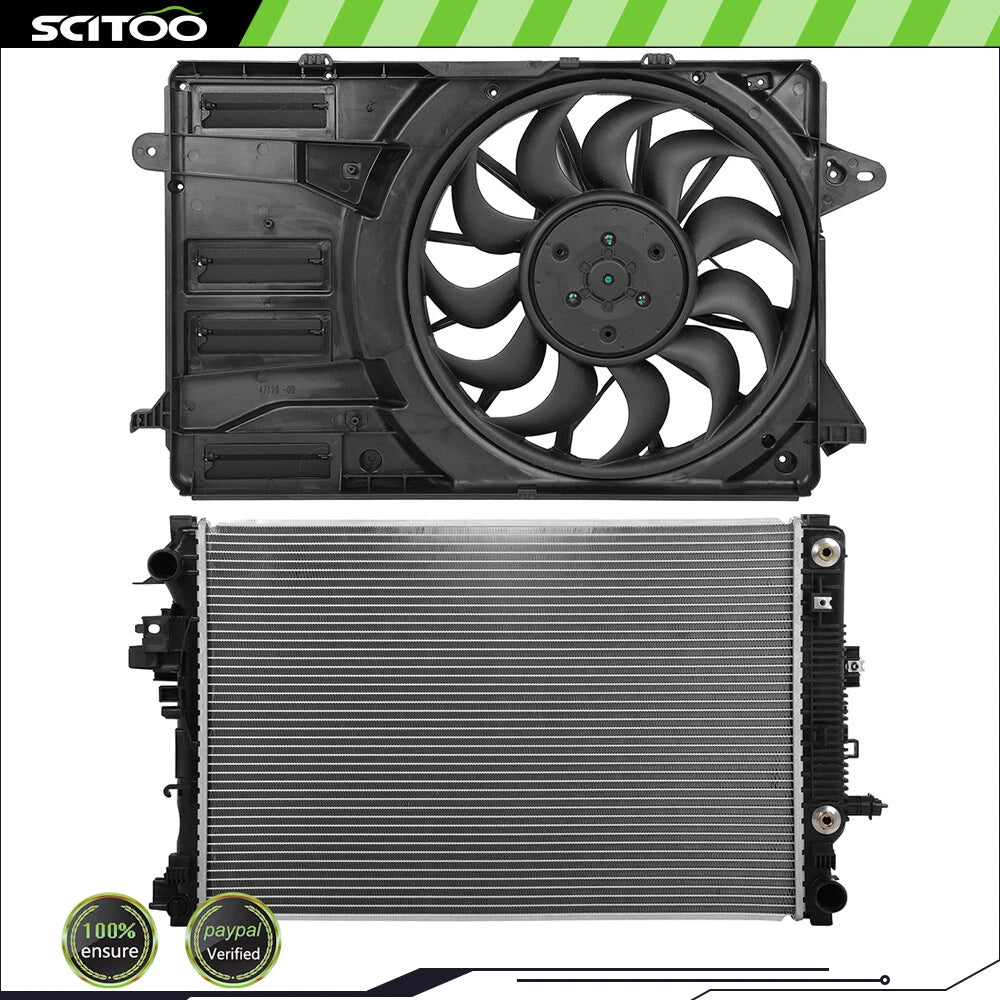 Radiator and Cooling Fan Kit for Chevrolet Malibu (2016–2018)