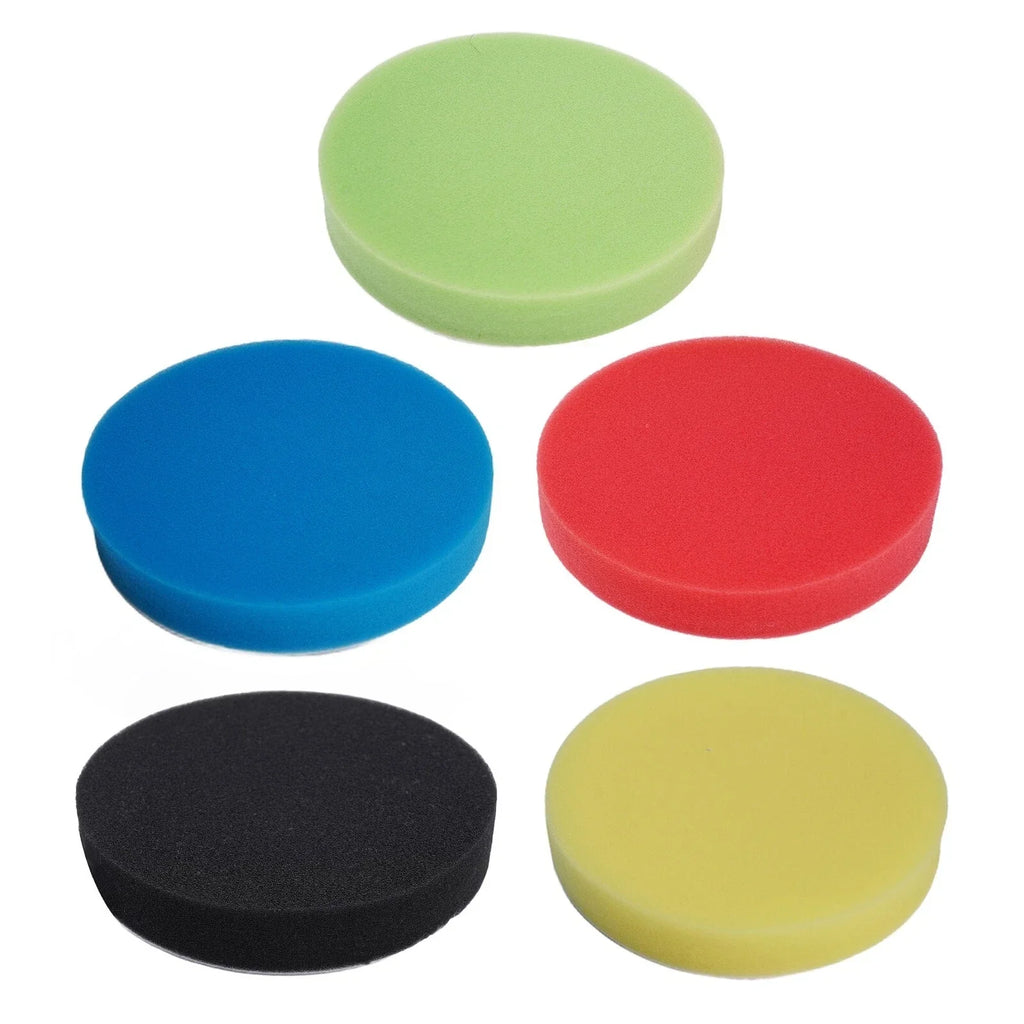 5 Pieces Sponge Polishing Waxing Buffing Pad Set for Auto Car