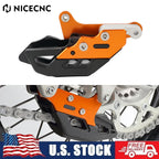 CNC Rear Chain Guide Guard for KTM 125 250 300 350 450 SXF XCF XC EXC XCW TPI (2017–2023)
