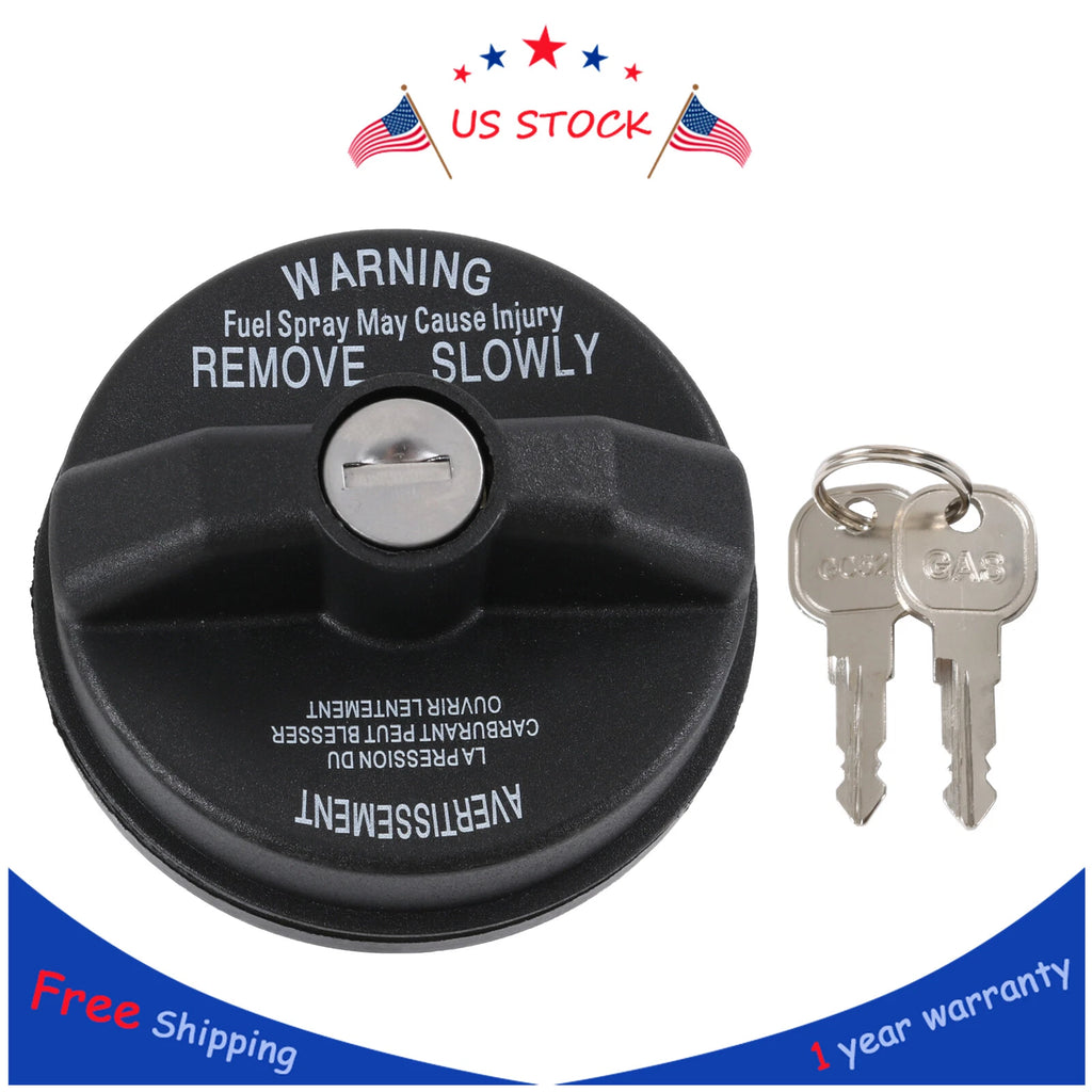 Locking Gas Fuel Cap with Keys for Jeep Dodge Ram (2001–2021)