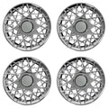 16" CHROME Spoke Wheel Covers Rim Hub Caps Hubs for 98-02 FORD CROWN VICTORIA