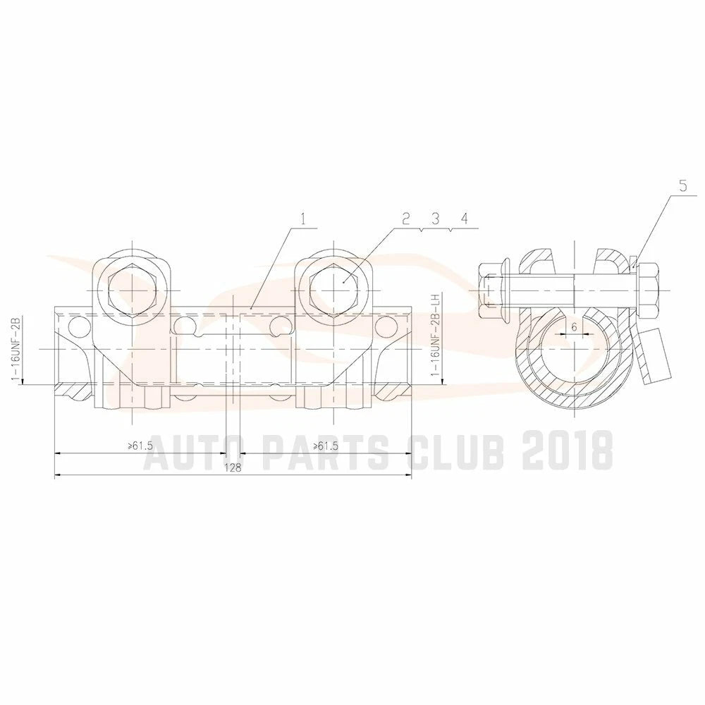 Ball Joint Stabilizer Bar Link for Ford F-250 F-350 Super Duty (2005–2007)