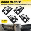 Set of 4 Door Handles for Hyundai Elantra (2010–2010) L+R