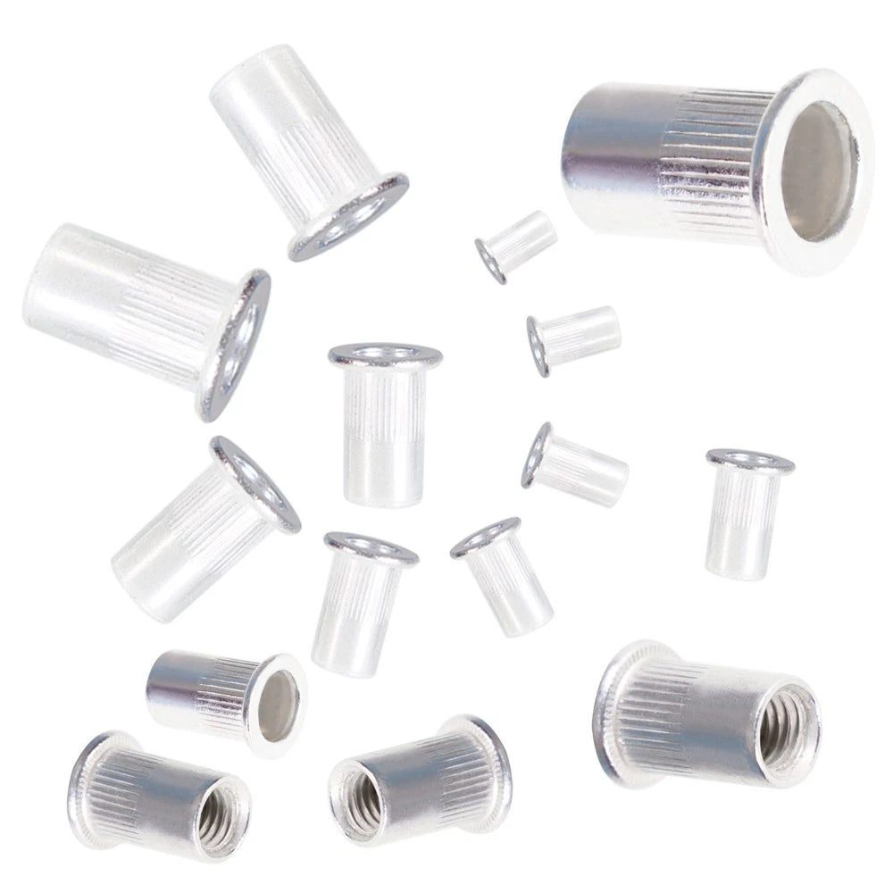 Set of 300 Aluminum Rivet Nut Kit for Metric & SAE Applications