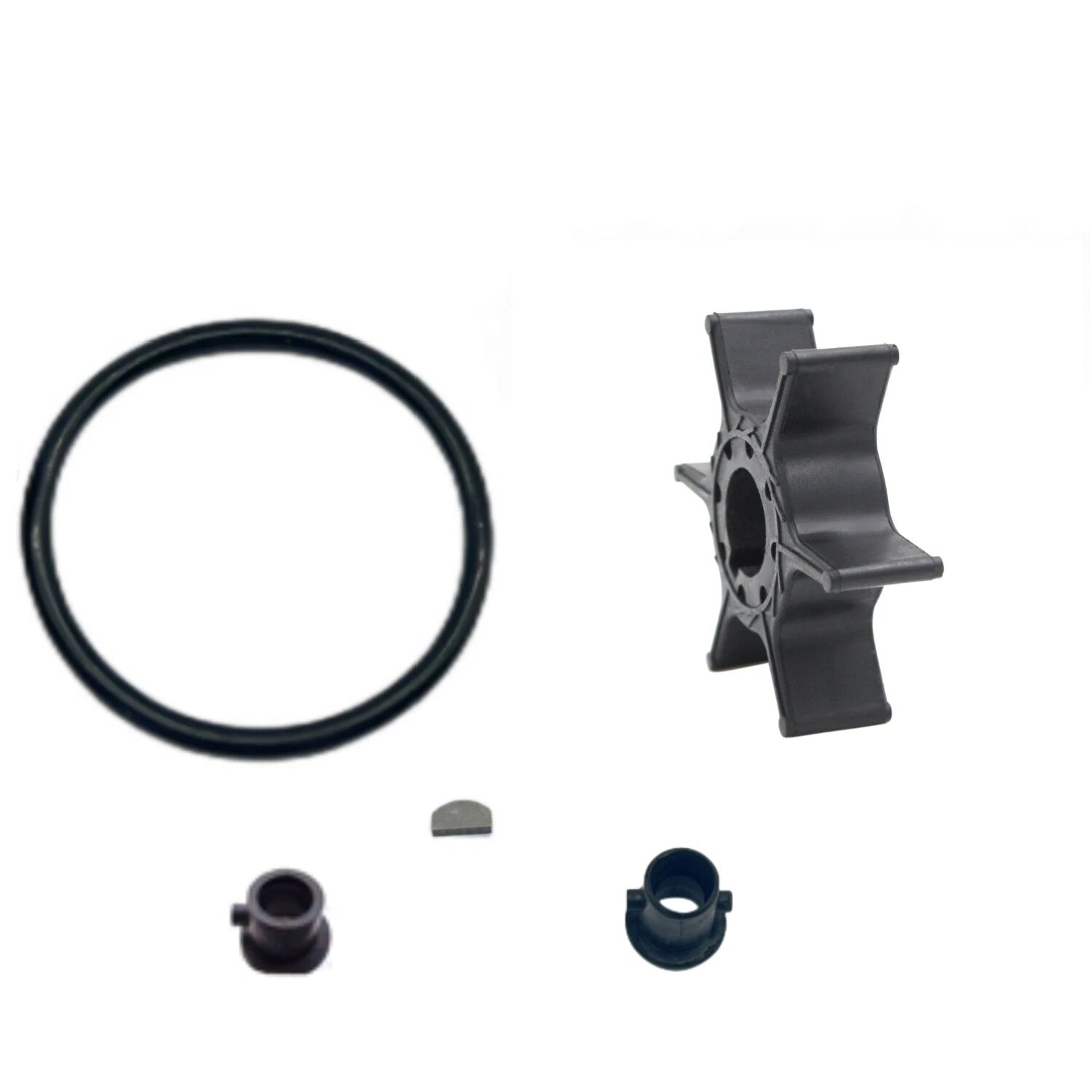 Water Pump Impeller Kit for Yamaha 9.9/15 HP Outboard (2-Stroke, 63V-44352-01-00)