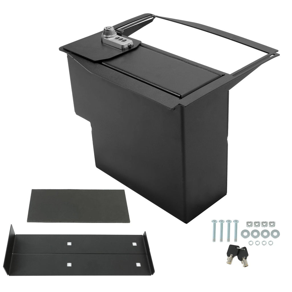 Center Console Safe Lock Vault for Ford F150 Raptor/F250/F350 (2015–2020)