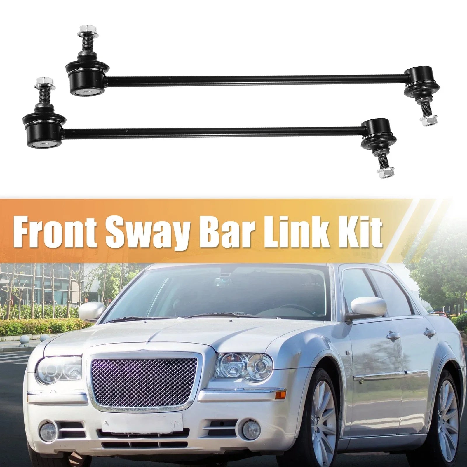 2 x Front Rear Sway Bar Links for Honda Civic (2016-2019)