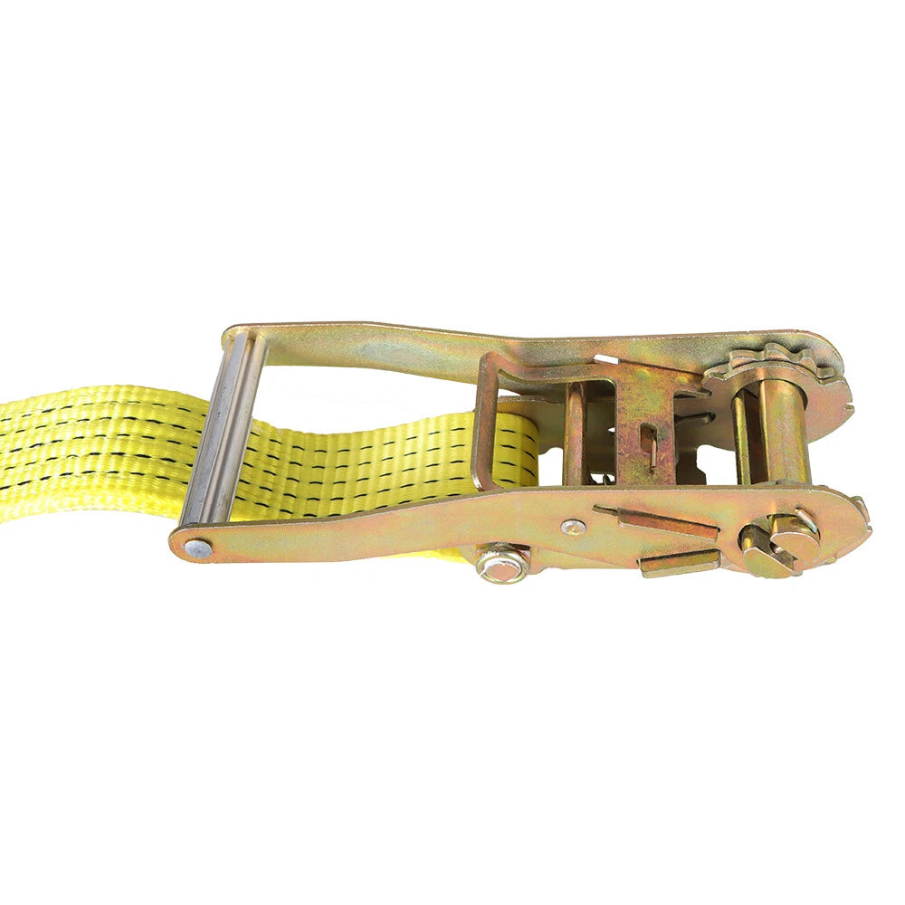 Set of 6 Heavy Duty 2" x 15' Ratchet Straps with J Hook