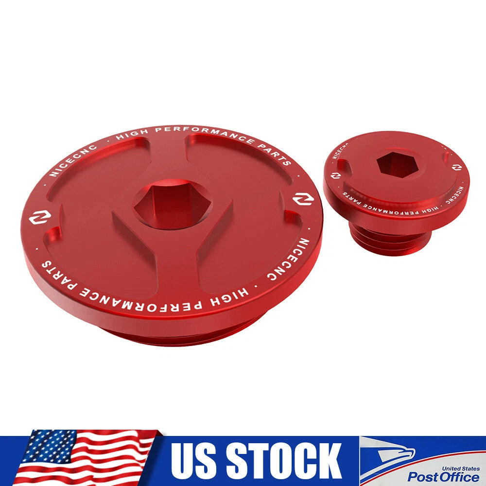 Aluminum Engine Crankcase Cover Plugs for Yamaha Raptor 700 700R (2009–2026)