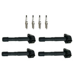 Set of 4 Ignition Coils & 4 Iridium Spark Plugs for Honda Accord (2003–2017)