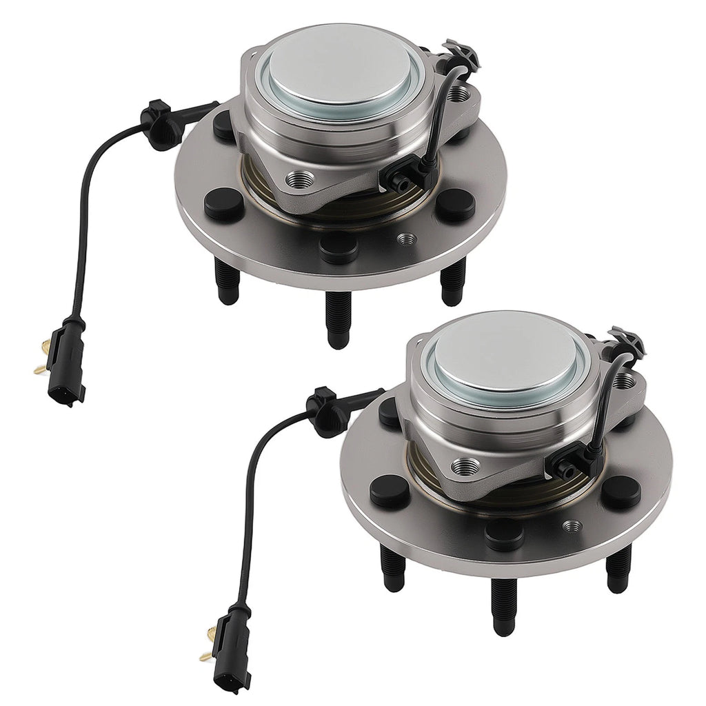 Pair Front Wheel Hub Assembly Bearing for Chevrolet Tahoe 2WD (2015–2020)