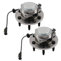 Pair Front Wheel Hub Assembly Bearing for Chevrolet Tahoe 2WD (2015–2020)
