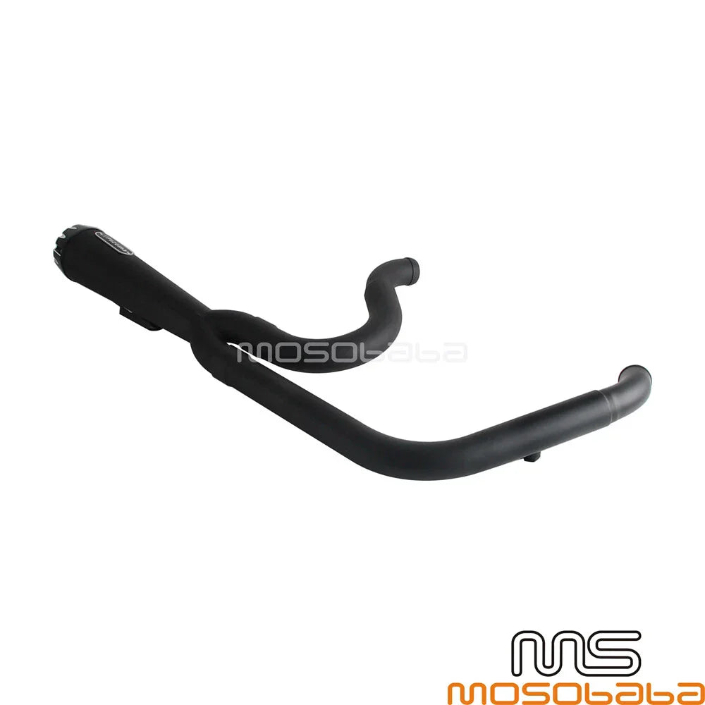 Full 2-into-1 Exhaust System for Harley Softail Standard FXST, Street Bob FXBBS