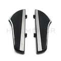 Shark Fin Driver Footboard for Harley FLD (2012–2016) & Touring (2000–2019) Black Defiance