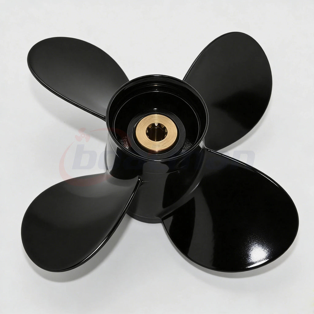 Aluminum Propeller 9.25 X 10 for Suzuki Outboard 8-20hp (4 Blades, 10 Tooth)
