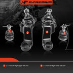 4x Front Upper & Lower Ball Joints for Toyota Tacoma (1995-2004)