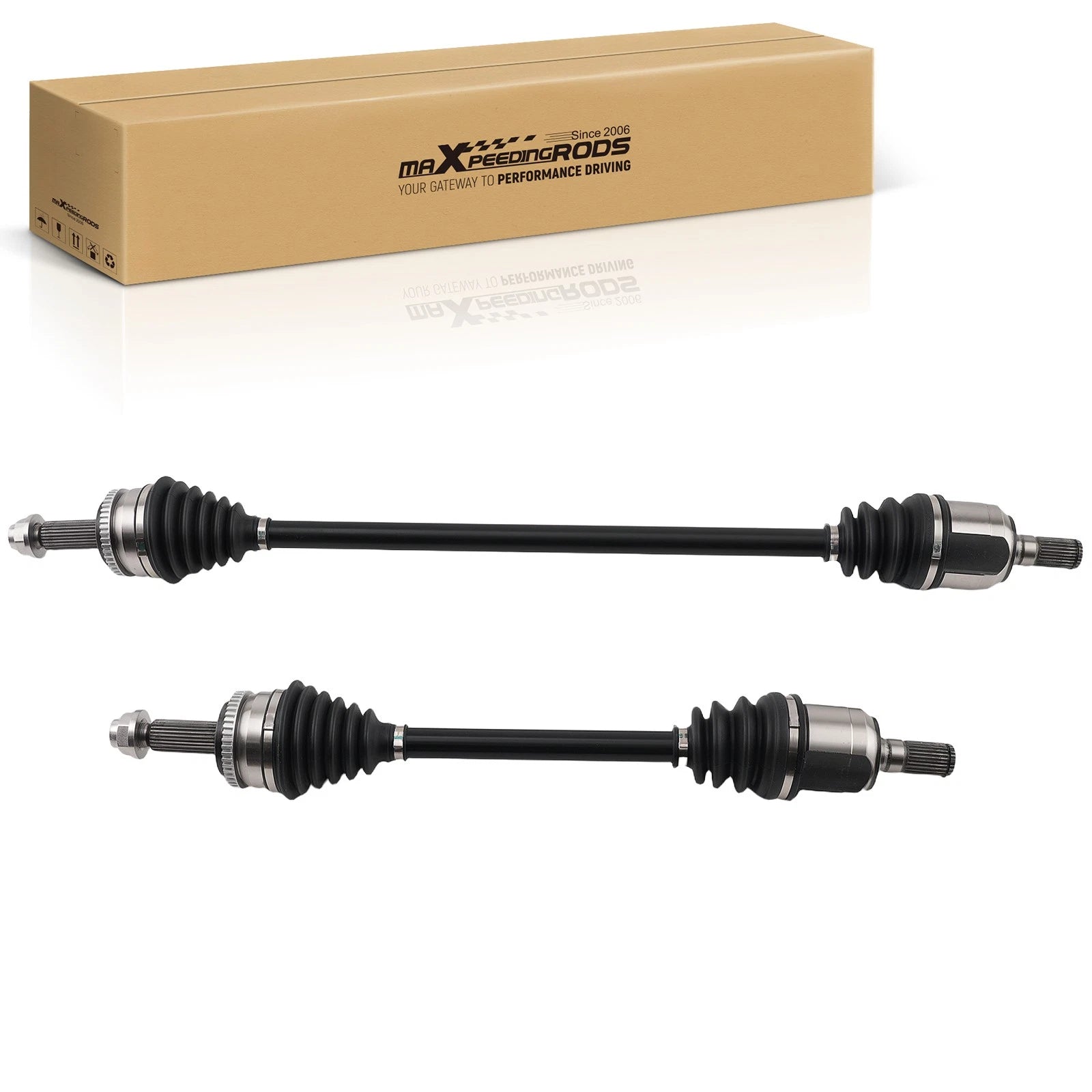 Pair of Front Side CV Axle Assembly for Kia Soul (2014–2019)