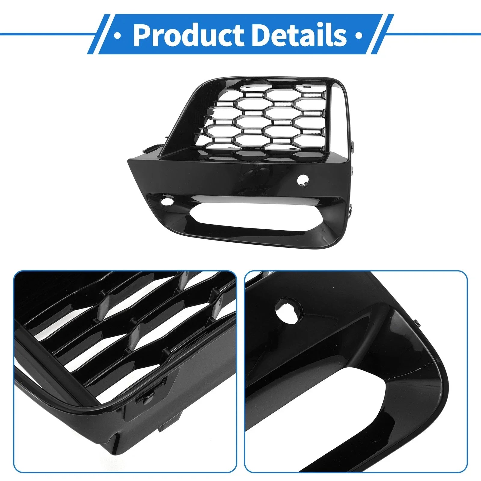 1 Pcs Front Right Fog Light Grill for BMW X3 X4 G01 G02 (2018-2021)