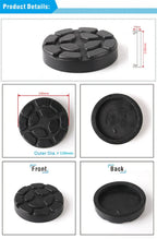 4 x 130mm Round Rubber Arm Pads for Auto Lift Car Truck Hoist