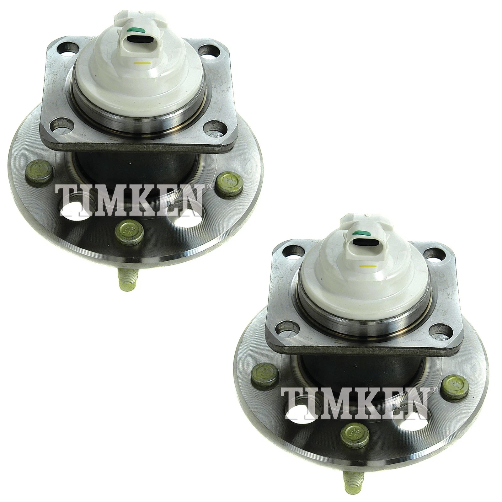 Set of 2 Rear Timken Wheel Bearing & Hub Kits for Buick Chevrolet Pontiac (FWD)