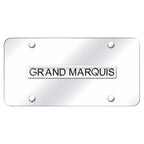 Chrome Name on Chrome Plate - Officially Licensed for Mercury Grand Marquis
