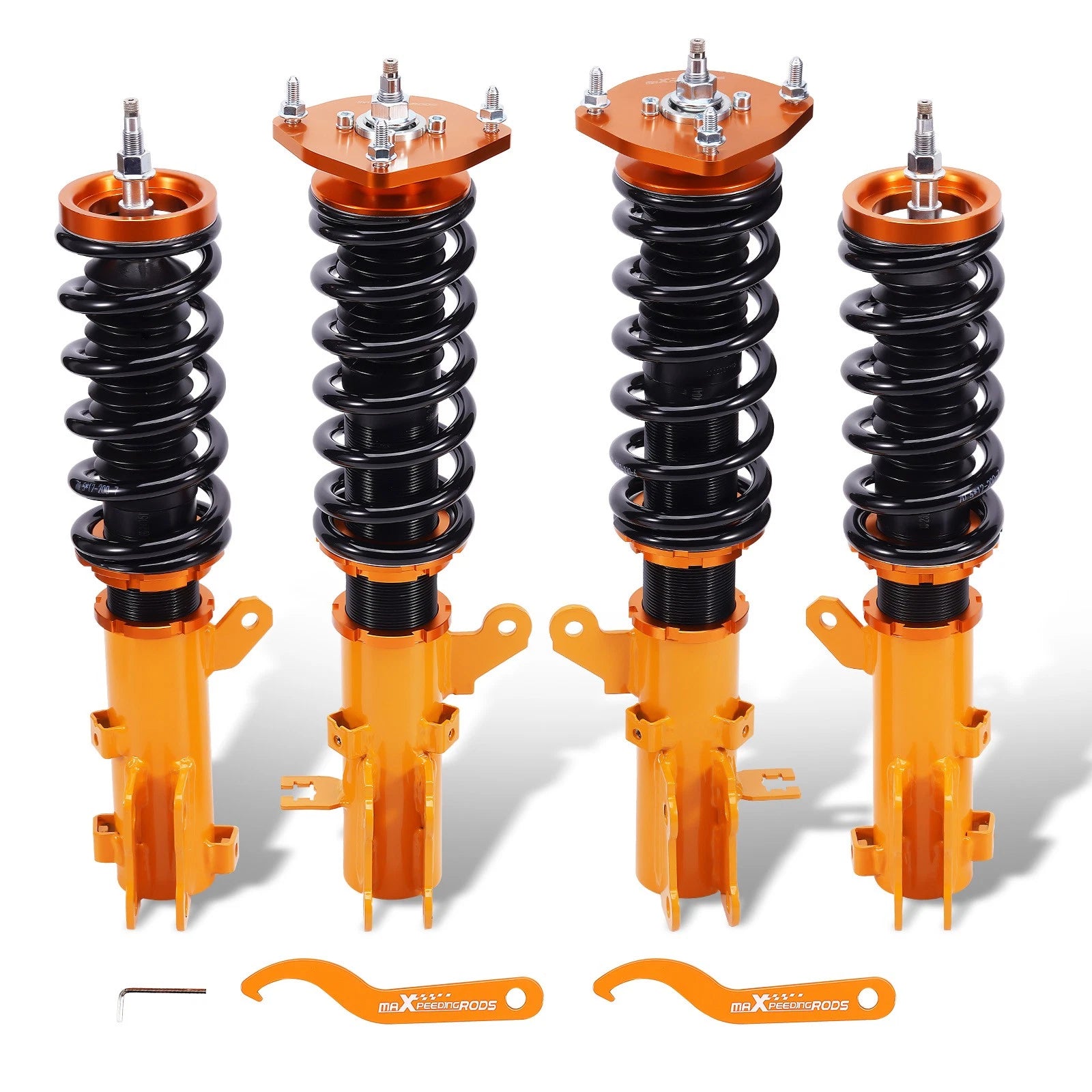 24 Level Adjustable Coilovers Suspension Lowering Kit for Hyundai Tiburon (2003–2008)