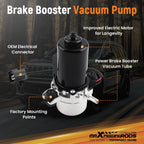 Power Brake Booster Air Vacuum Pump for Dodge Durango (2016–2019)