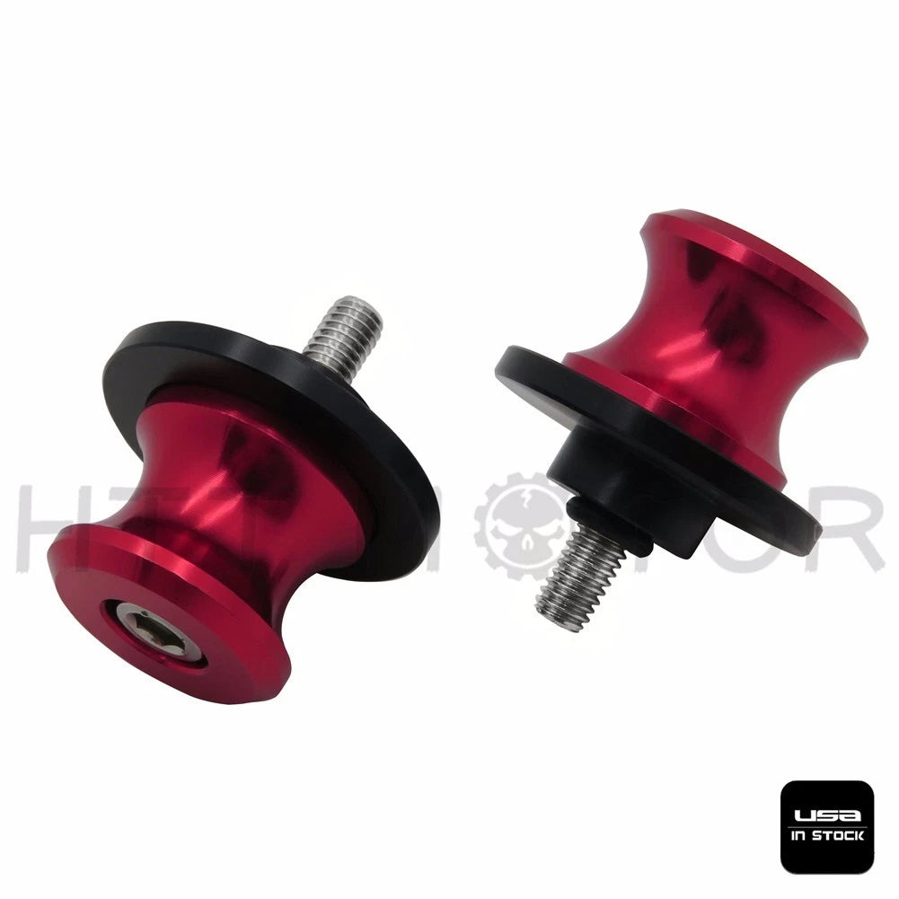6mm CNC Rear Swingarm Spools for Aprilia Ducati Yamaha MT-01 FZ6R (2000–2023)