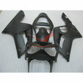 Matte Black Fairing Kit for Kawasaki Ninja ZX6R (2003–2004)
