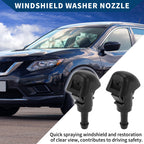 2 Pcs Front Windshield Washer Nozzles for Subaru Outback Legacy 