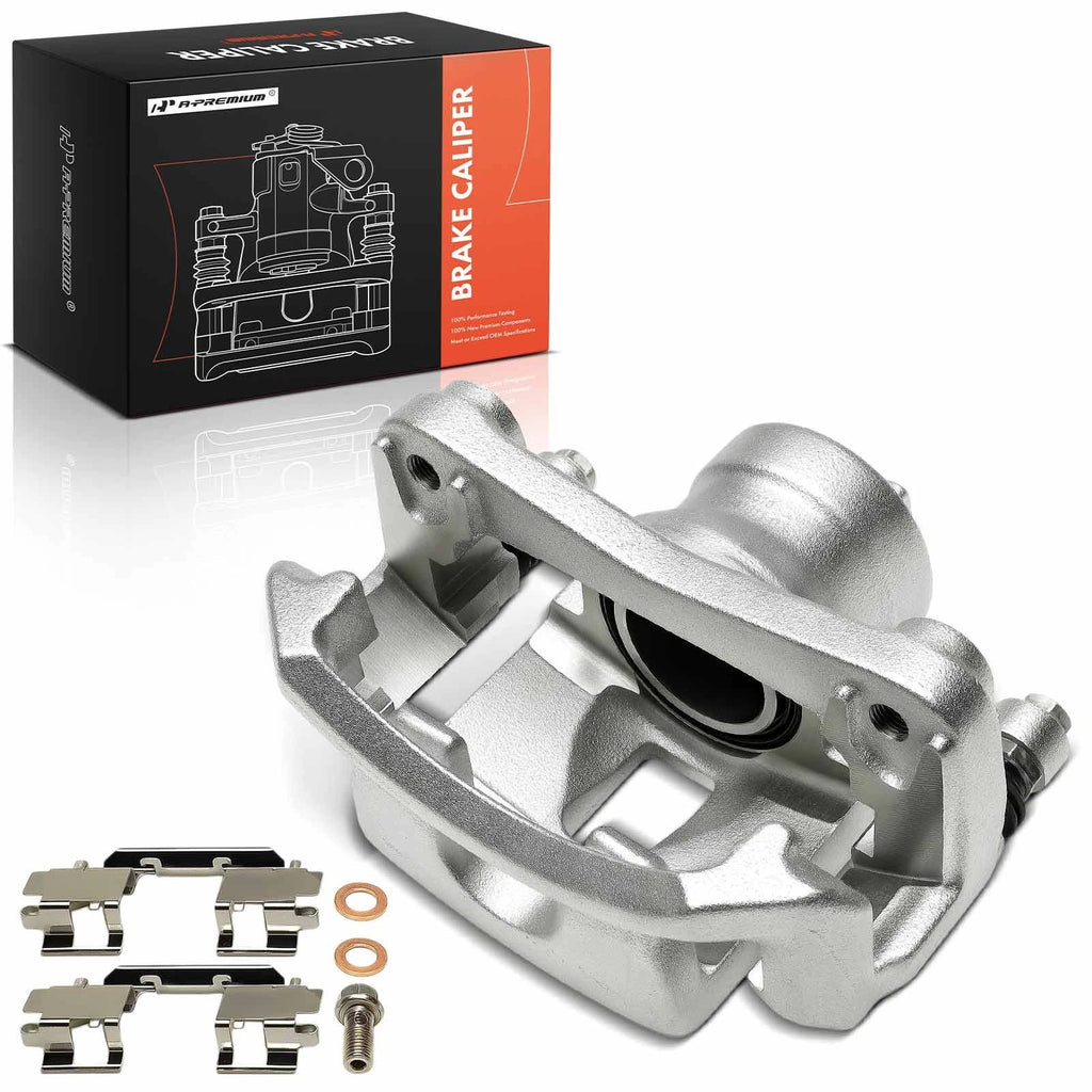 Front Left Brake Caliper with Bracket for Nissan Kicks, Sentra (2021–2023)