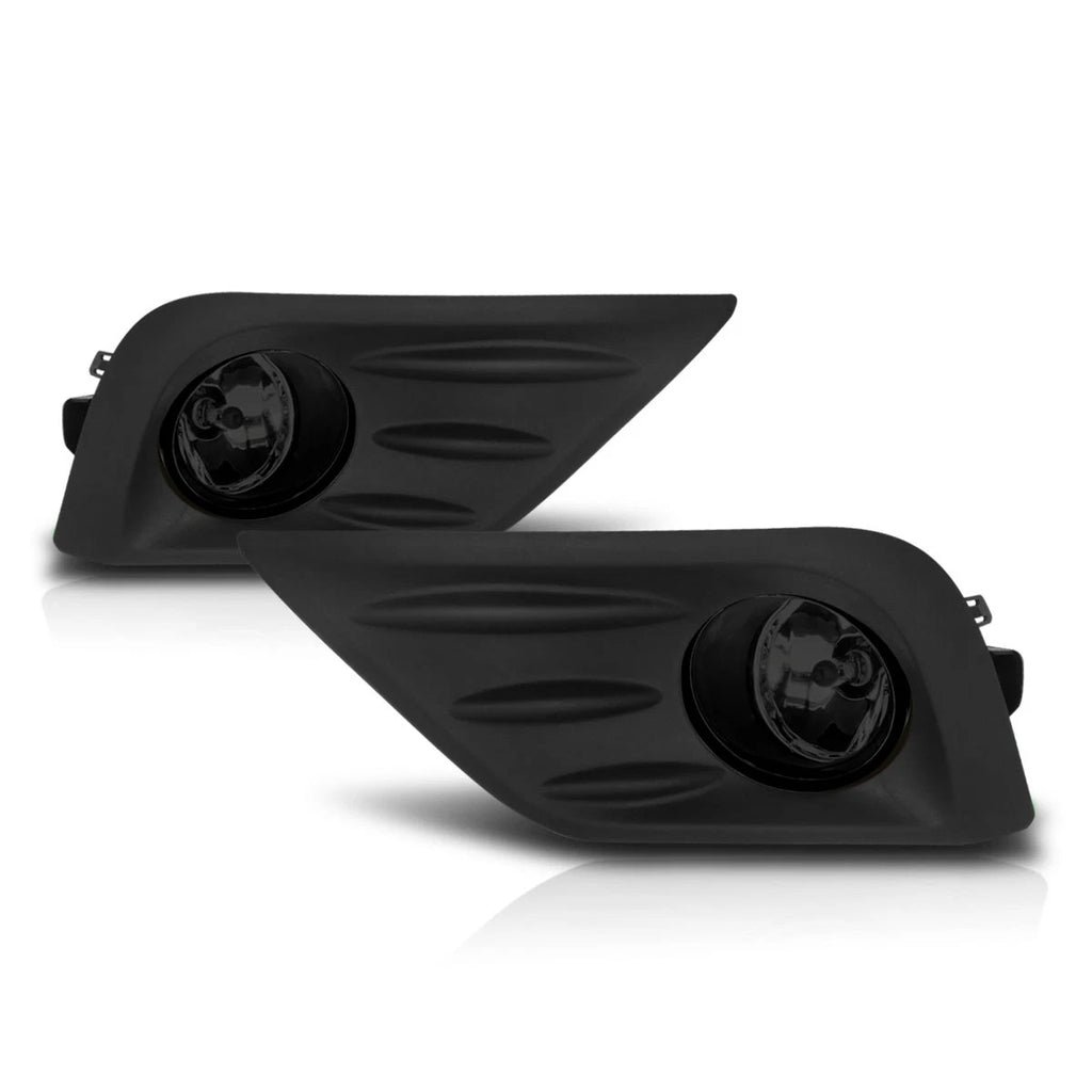 Smoked Lens Fog Lights for Nissan Altima (2016–2018) w/Switch & Black Bezel