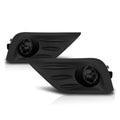 Smoked Lens Fog Lights for Nissan Altima (2016–2018) w/Switch & Black Bezel