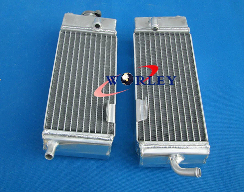 Aluminum Radiator & Blue Hose for Yamaha YZ125 (1989-1992)