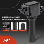 Set of 4 Ignition Coils & 4 Iridium Spark Plugs for Subaru Outback Forester